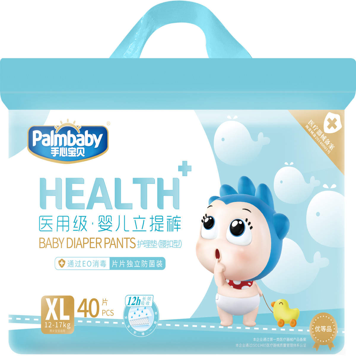 Трусики-подгузники Palmbaby HEALTH+ XL 40 - фото 1