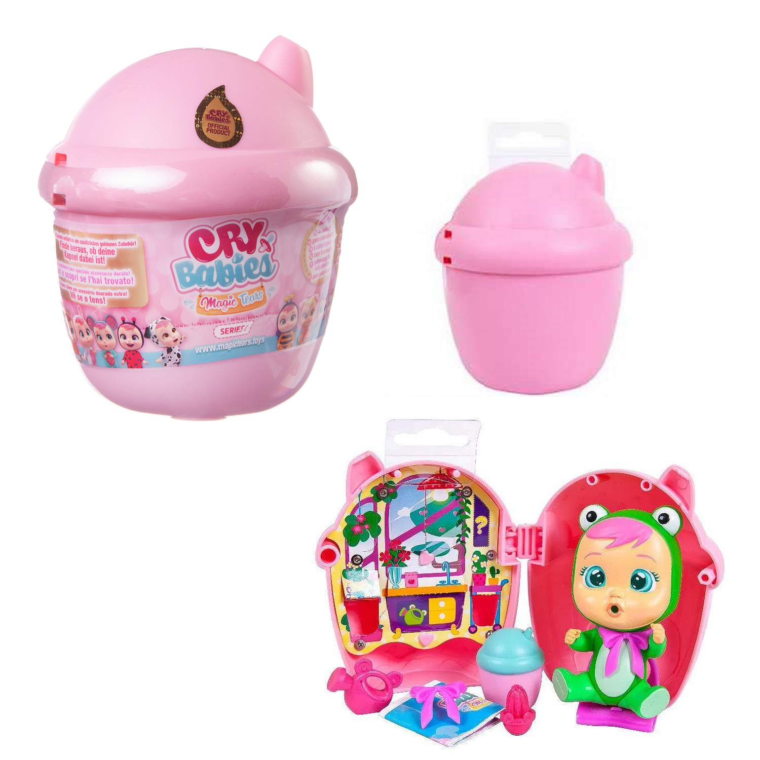 Игрушка-сюрприз IMC Toys Плачущий младенец розовый 97629/98442-1w_ - фото 3