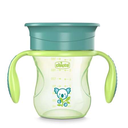 Поильник CHICCO Perfect Cup для детей от 1 года зеленый