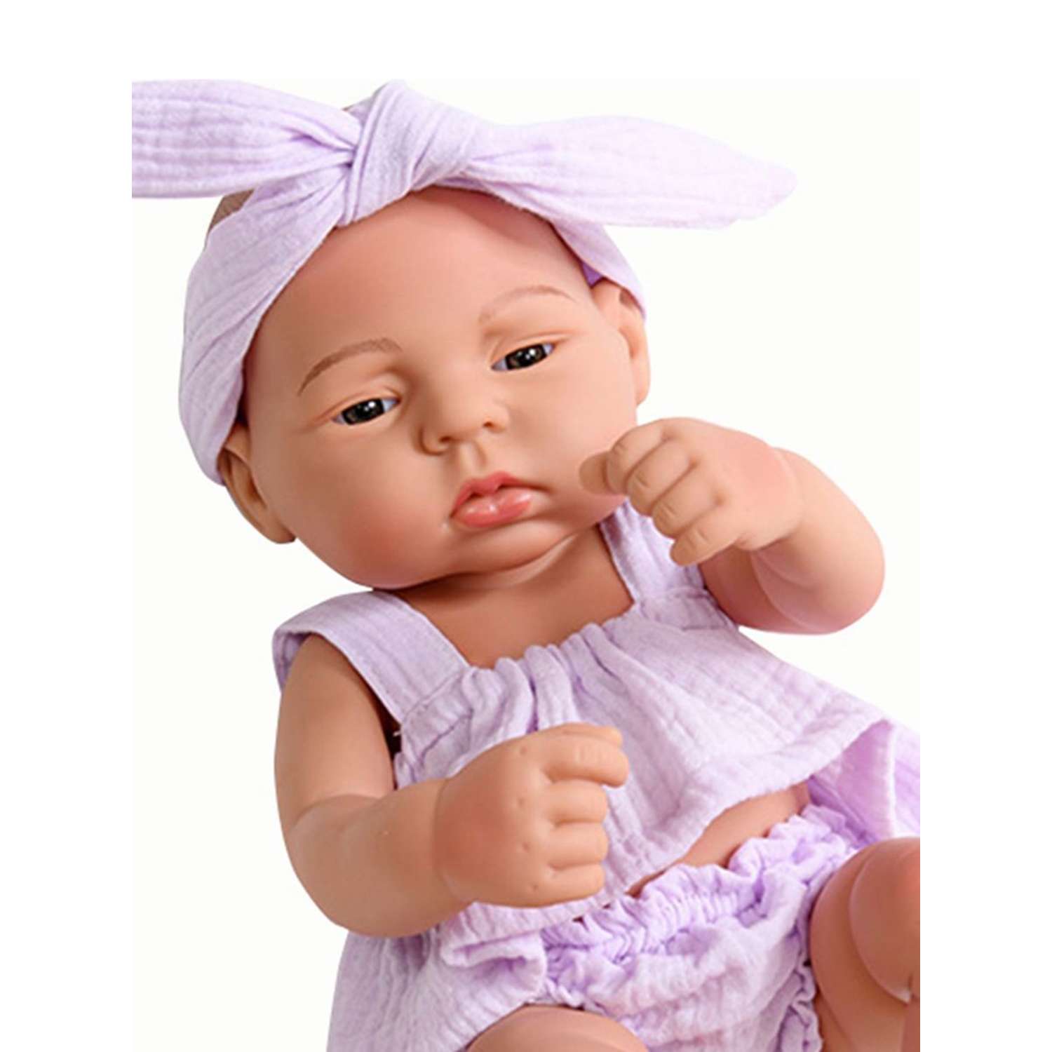Кукла Реборн Soul Sister виниловая с комплектом одежды и пустышкой пупс для девочек 40 см 44117623 - фото 8