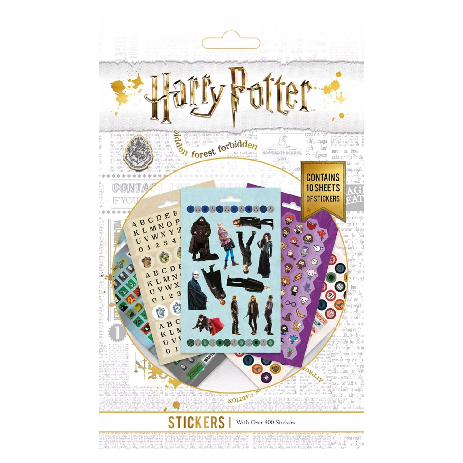 Наклейки Pyramid Harry Potter 800 Sticker Sets PS7401 - фото 1