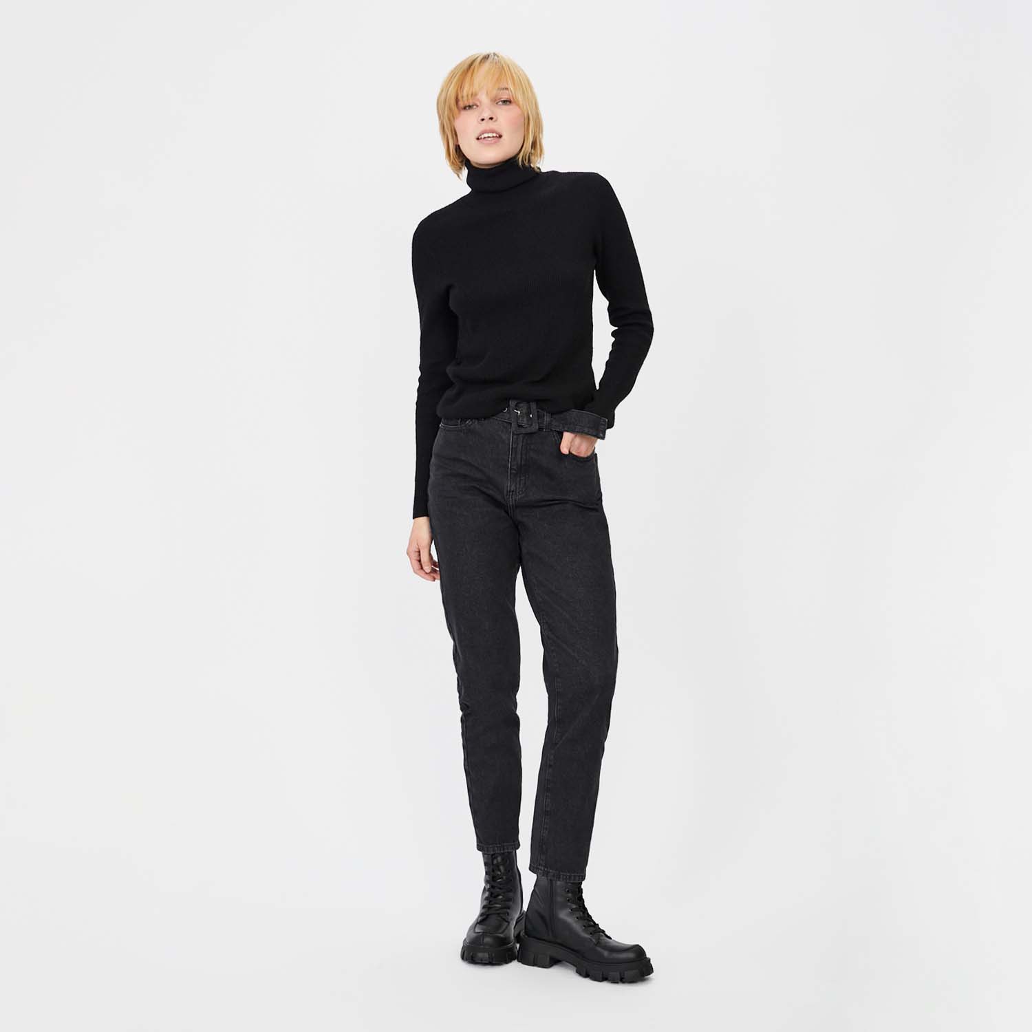 Джинсы Baon B301505 / BLACK DENIM - фото 3