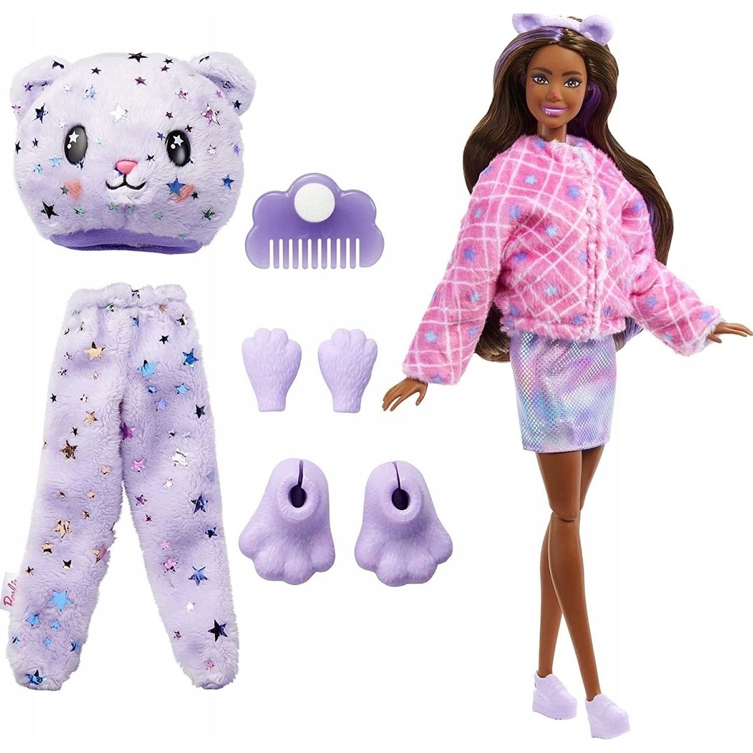 Кукла модельная Barbie Cutie Reveal Медвежонок HJL57 - фото 4