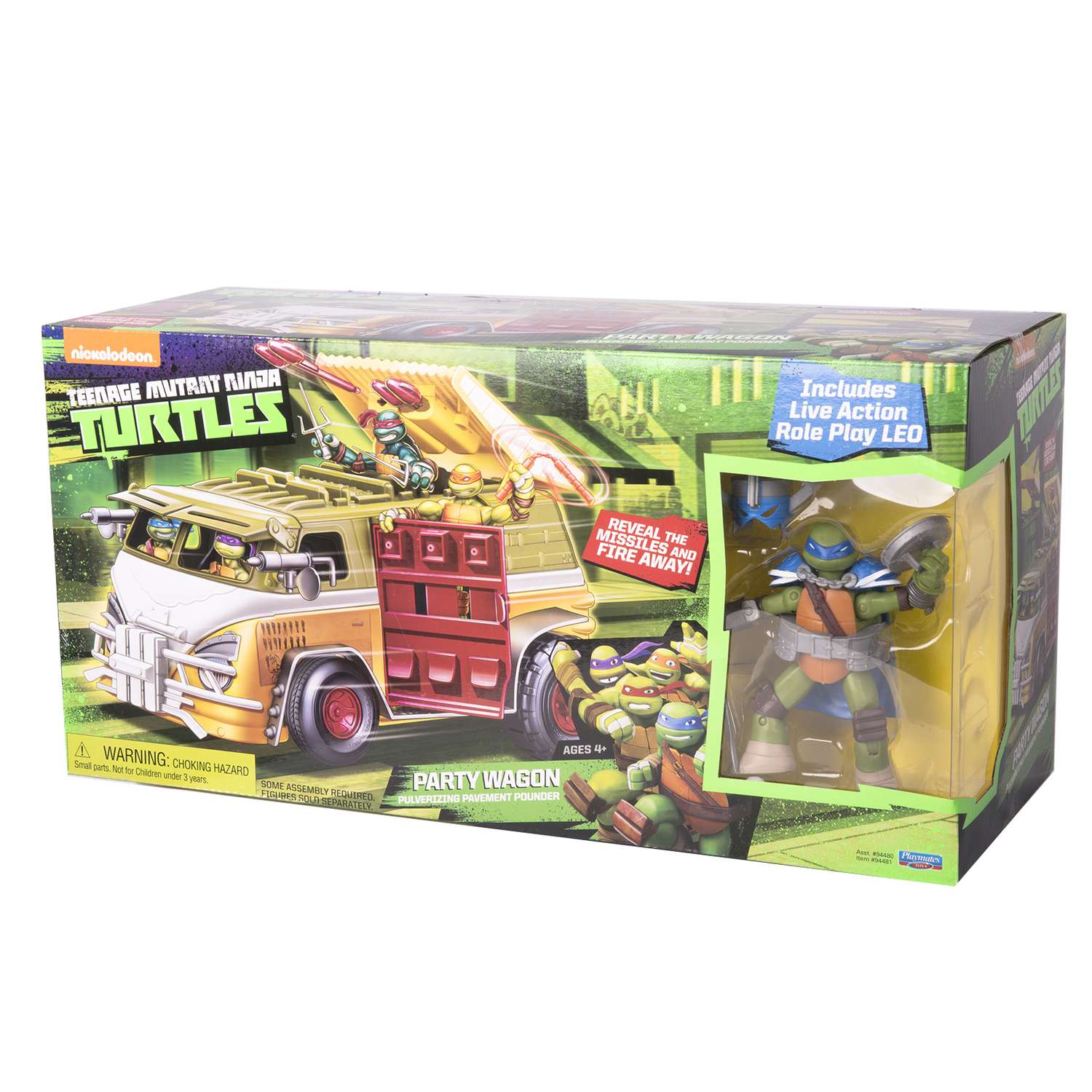 Набор Ninja Turtles(Черепашки Ниндзя) Фургон с фигуркой 94481 - фото 7