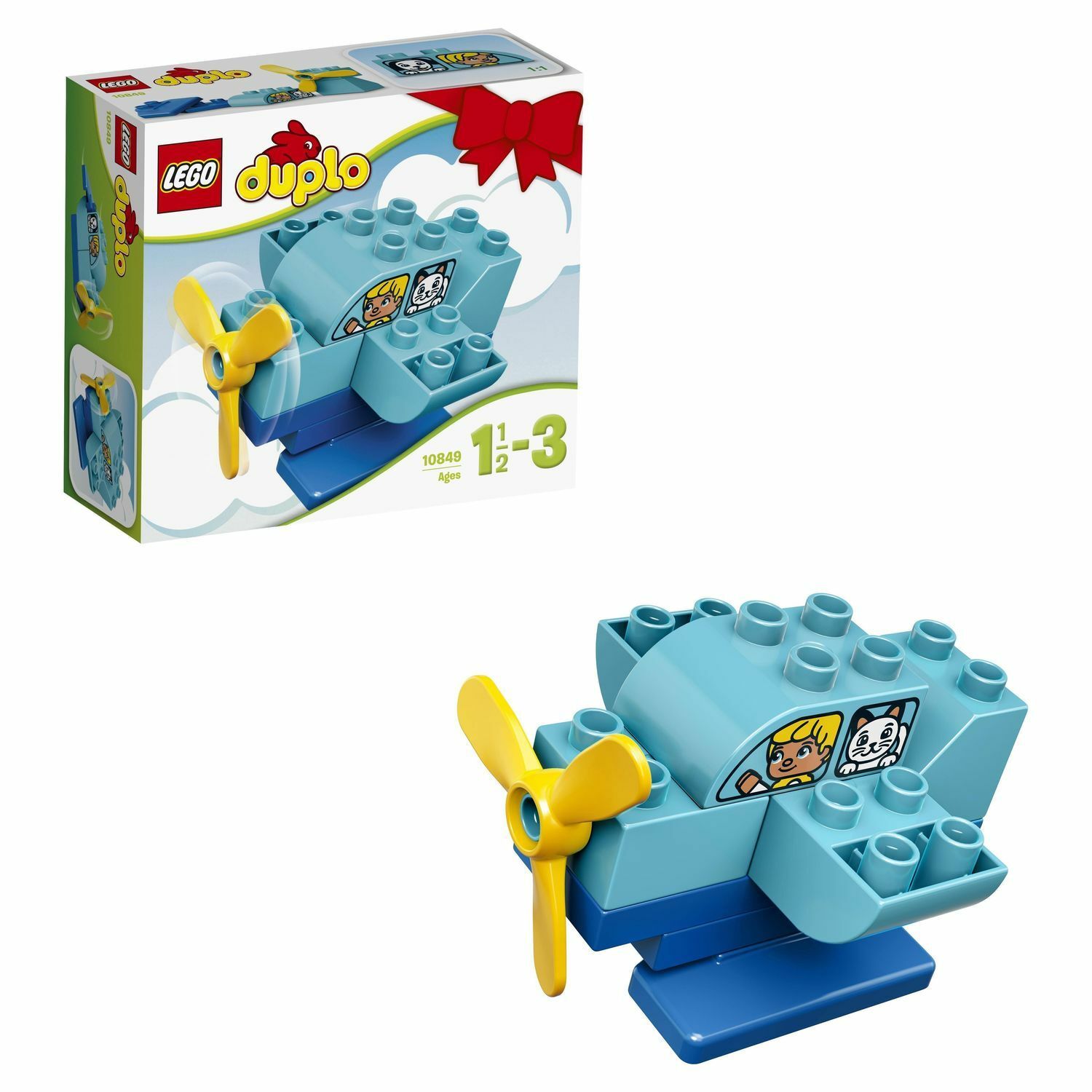 Конструктор LEGO DUPLO Мой первый самолёт блочный - фото 1