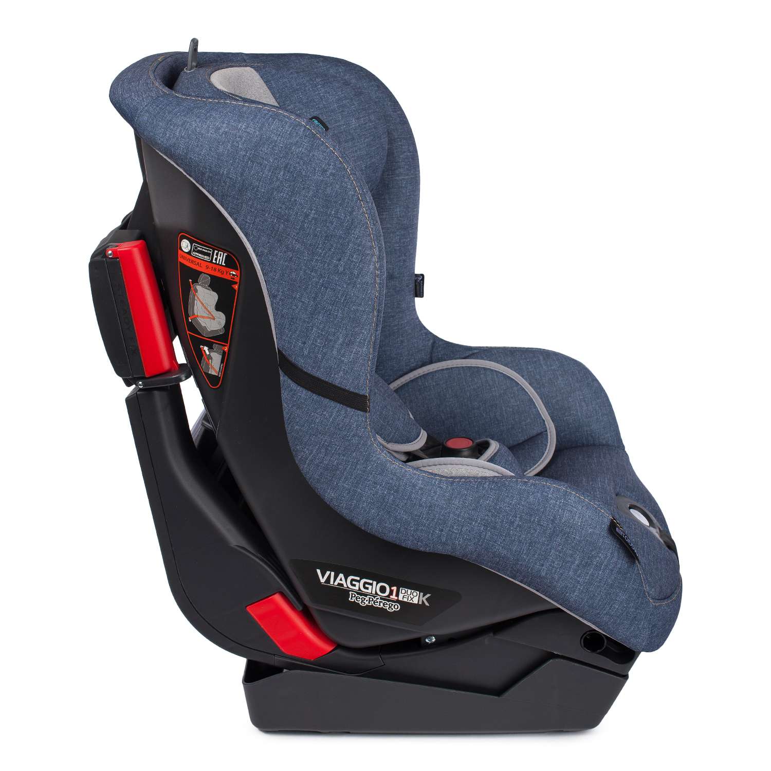 Автокресло Peg-Perego Viaggio1 Duo-Fix K Urban Denim - фото 9