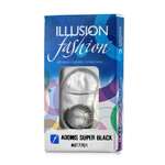 Контактные линзы ILLUSION fashion adonis super black на 1 месяц -2.50/14.5/8.6 2 шт.