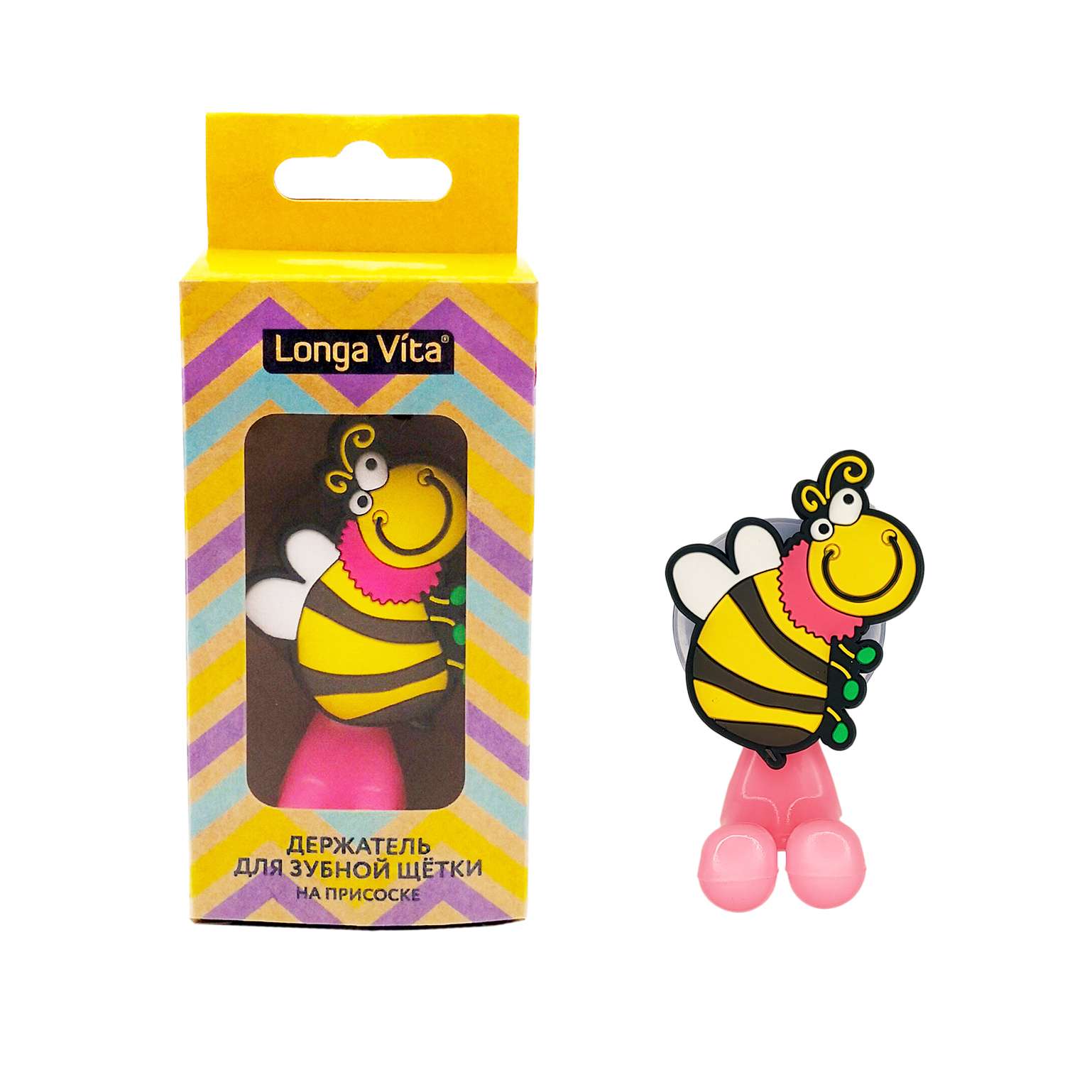 Держатель для зубной щётки LONGA VITA ТН-001 пчелка - фото 1