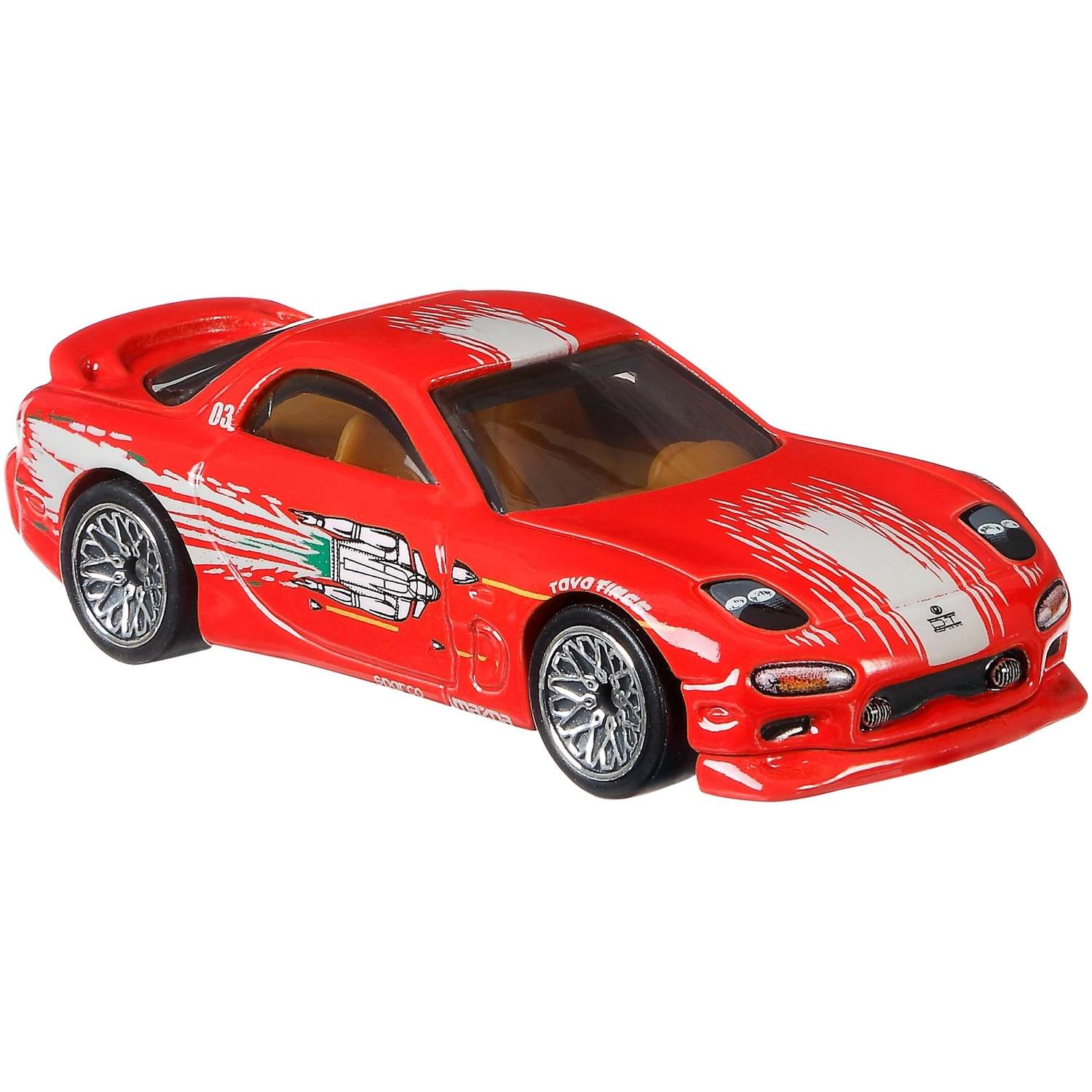 Машинка Hot Wheels Форсаж Мазда RX-7 GBW82 GBW75 - фото 5