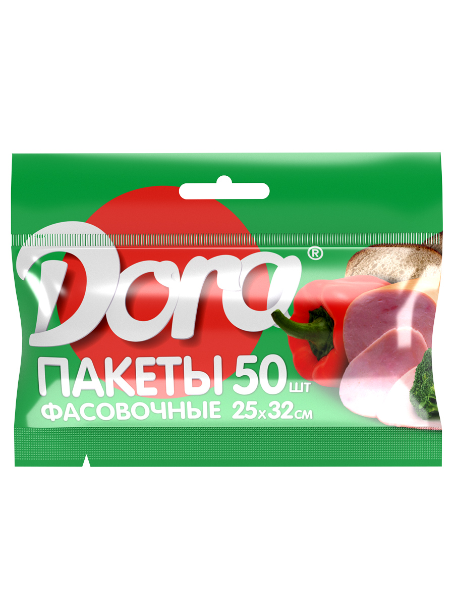 Пакеты фасовочные DORA 25х32 см 50 штук - фото 1