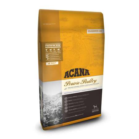 Корм для собак ACANA 11.4кг Classics Prairie Poultry цыпленок