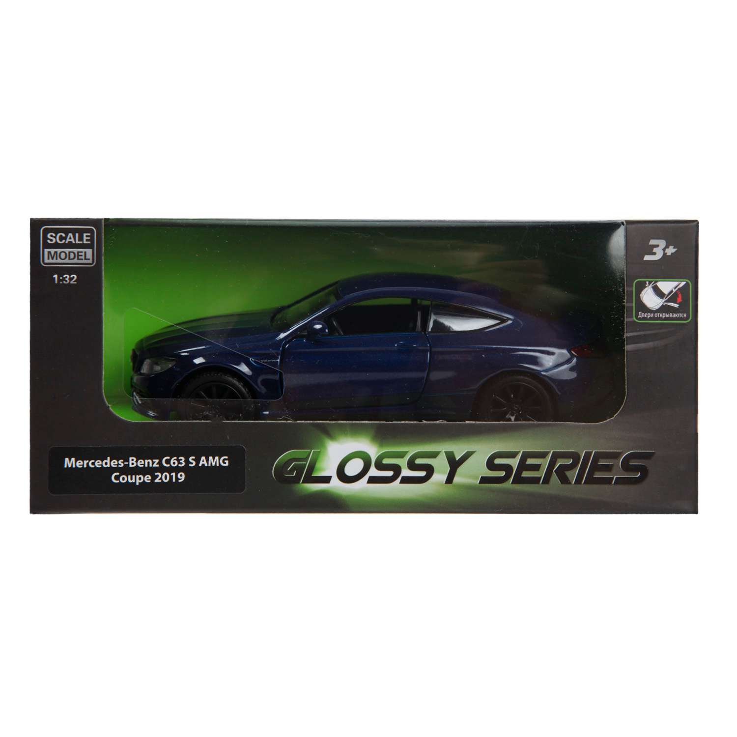 Автомобиль Mobicaro Mercedes AMG Coupe 1:32 синий 544987 - фото 2