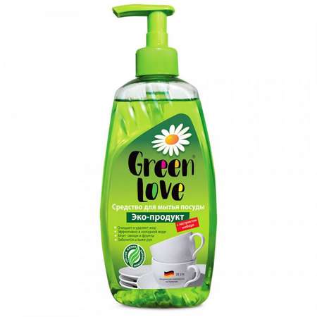 Средство для мытья посуды GREEN LOVE 500 мл