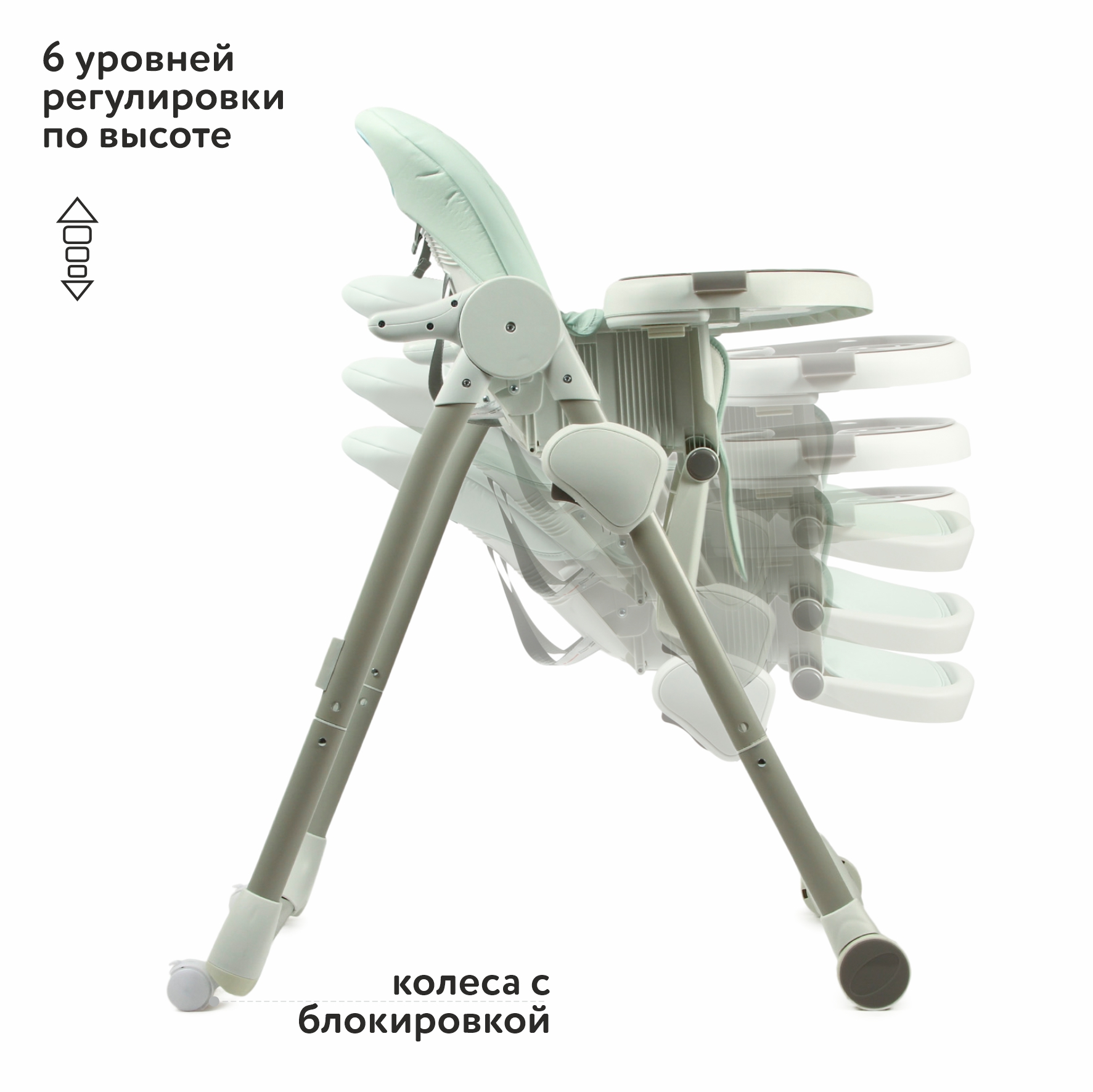 Стульчик Babyton Multiset Mint - фото 4