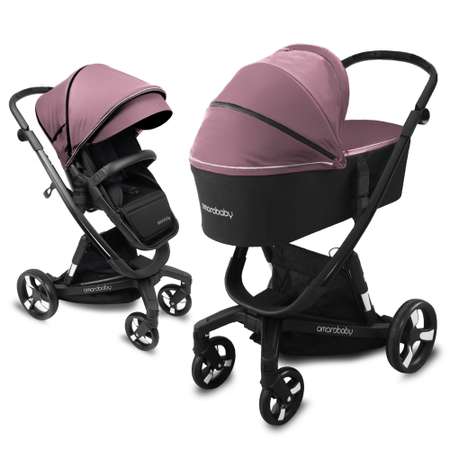 Коляска 2в1 AmaroBaby Tutum Розовый