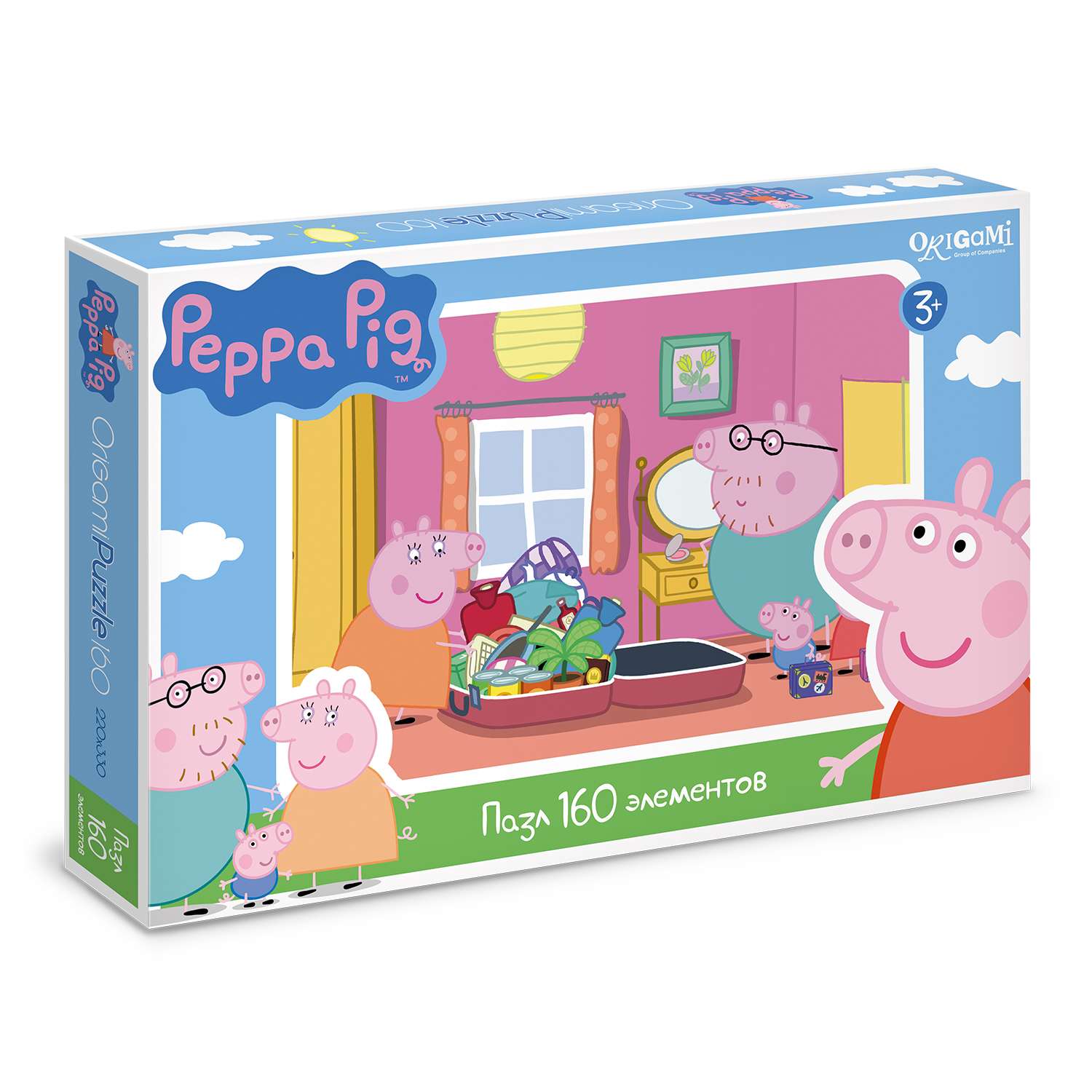 Пазлы ORIGAMI Peppa Pig 160 эл. в ассортименте - фото 2
