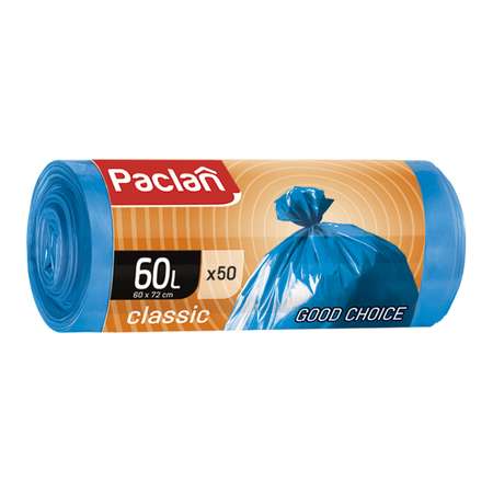 Мешки для мусора Paclan Classic 60л 50шт