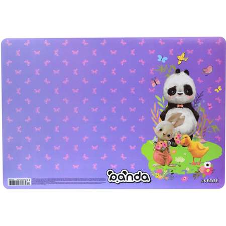 Накладка на стол для лепки deVENTE Panda 43x29 см с цветным рисунком
