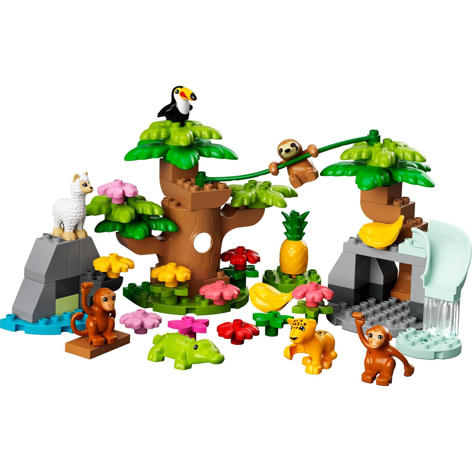 Конструктор LEGO DUPLO Wild Animals of South America 10973 купить по цене  4499 ₽ в интернет-магазине Детский мир