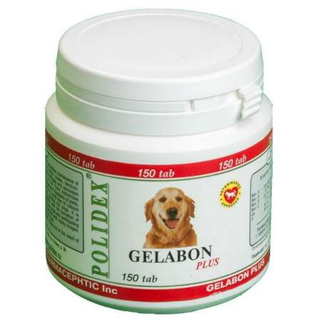 Витамины для собак Polidex Гелабон плюс 150таблеток