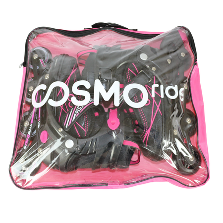 Ролики Cosmo Freerider черно-розовые 39-42