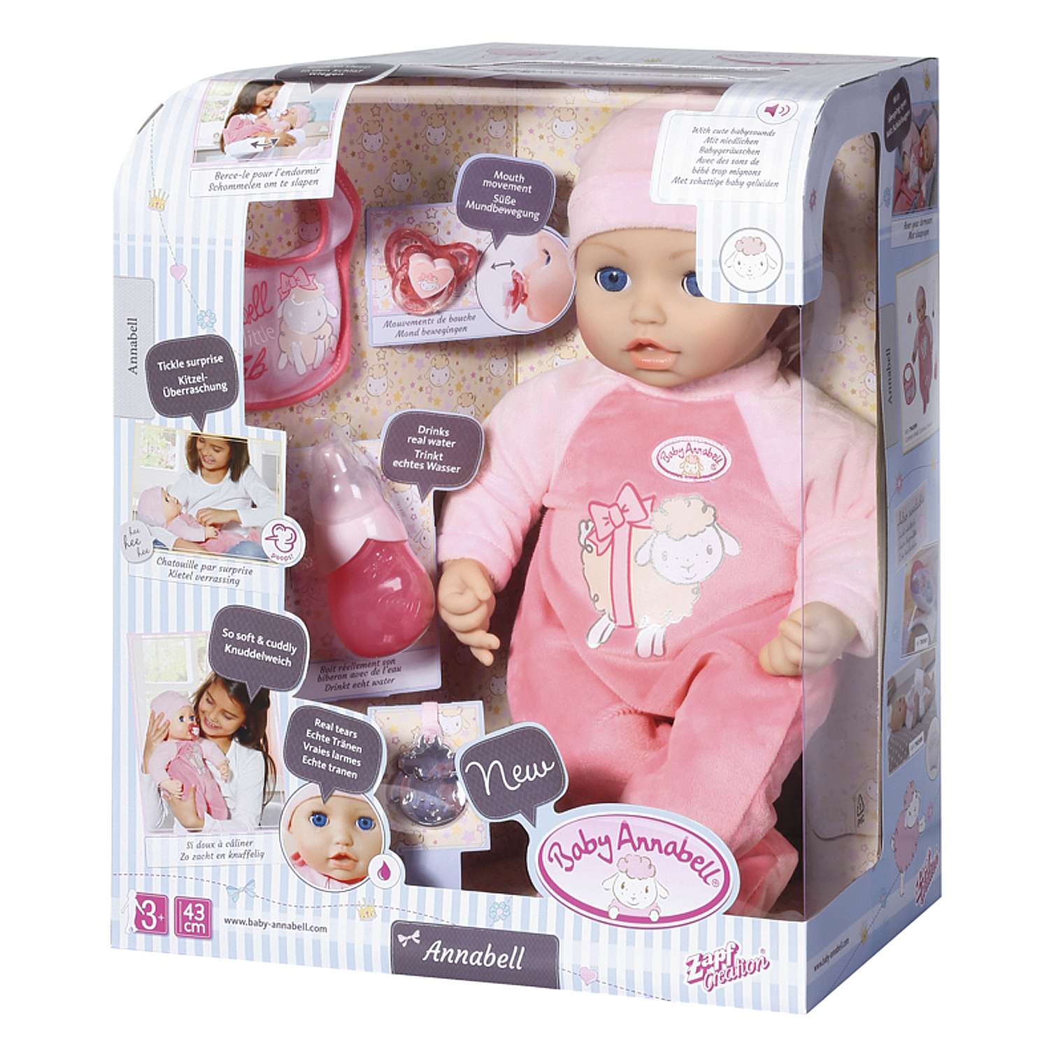Кукла Zapf Creation Baby Anabelle многофункциональная 702-628 702-628 - фото 2