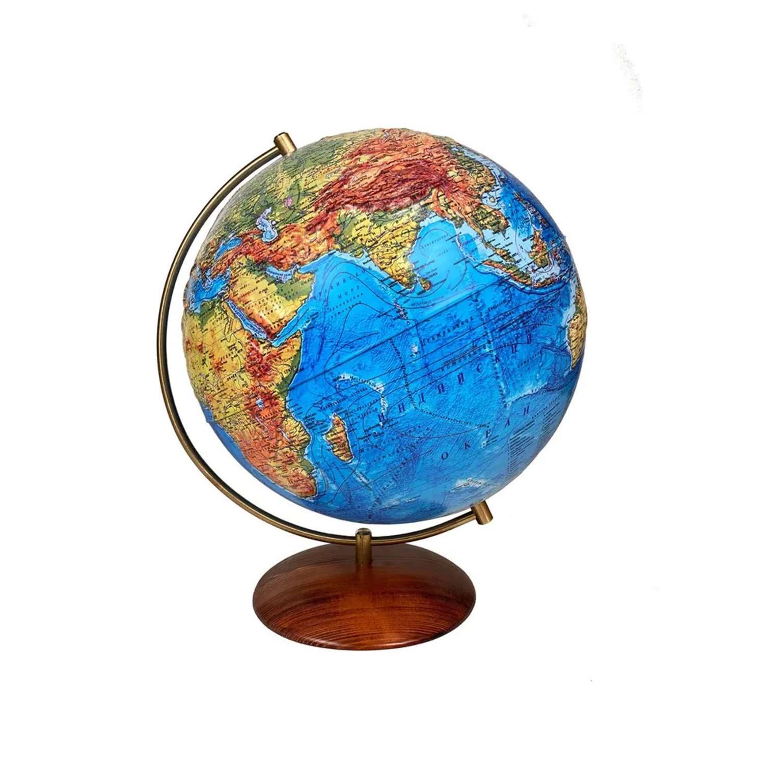 Глобус Globen Земли Интерактивный рельефный 32 см с подсветкой от провода USB VR очки - фото 2