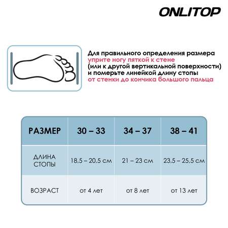 Роликовые коньки ONLITOP раздвижные. размер 30-33. колеса PVC 64 мм. пластиковая рама