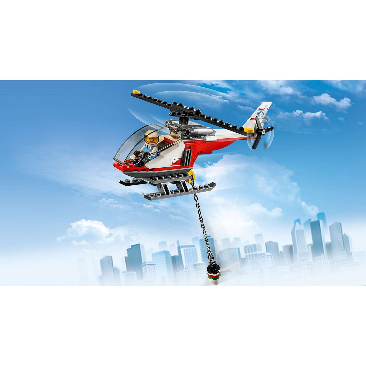 Конструктор LEGO Перевозчик вертолета City Great Vehicles (60183) - фото 5