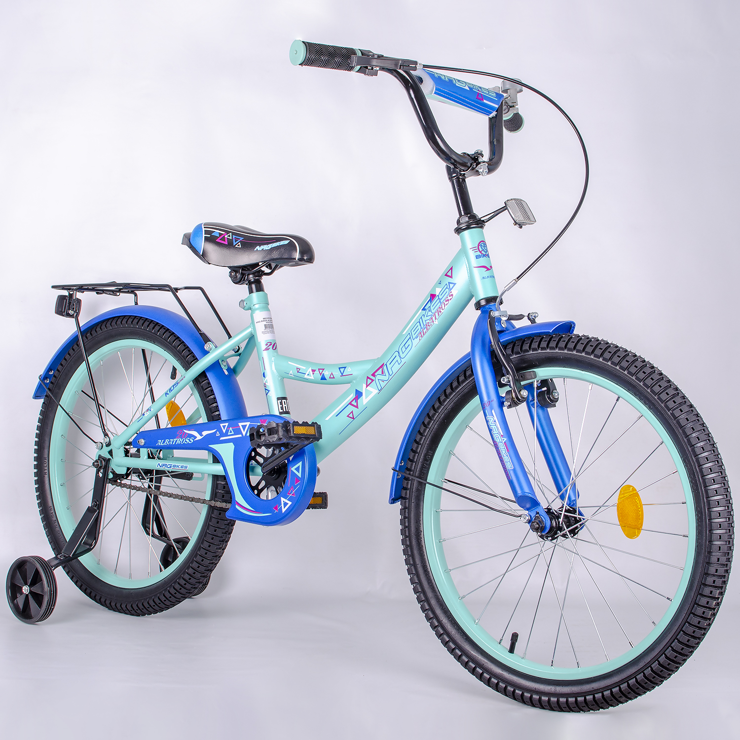 Велосипед NRG BIKES ALBATROSS 20 mint-blue - фото 4