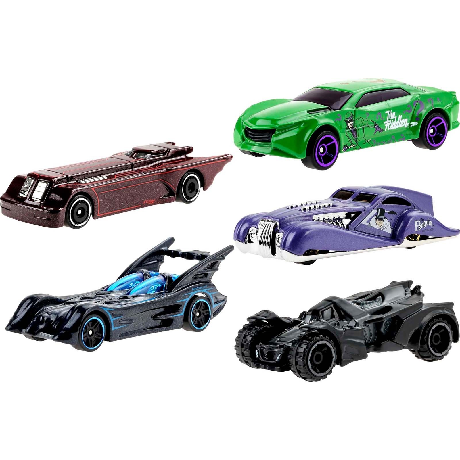 Машинка Hot Wheels 1:64 Batman Themed в ассортименте HDG89 купить по цене  399 ₽ в интернет-магазине Детский мир