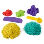 Набор для лепки Kinetic Sand Разноцветный замок с формочками 6060240