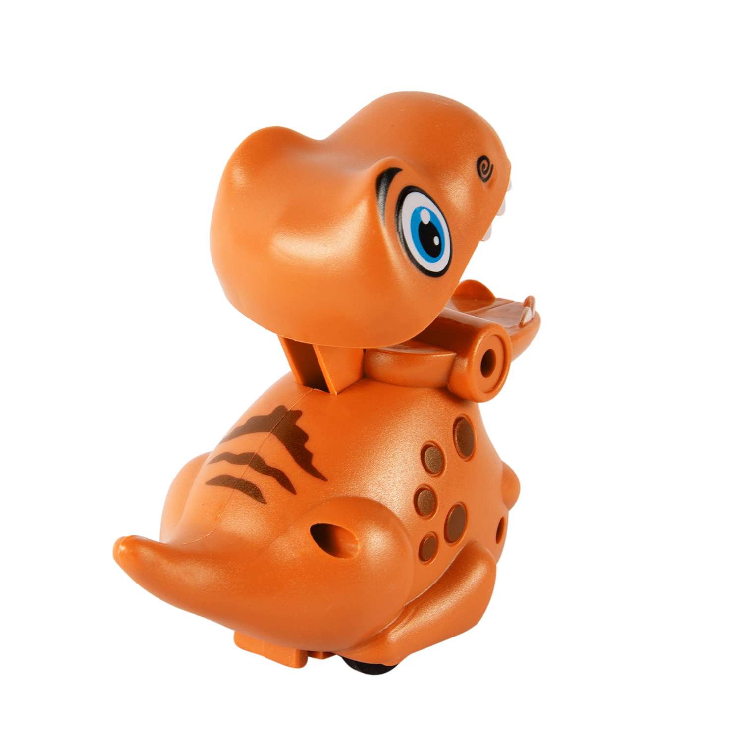 Игрушка RedLine Динозавр заводной оранжевый - фото 2