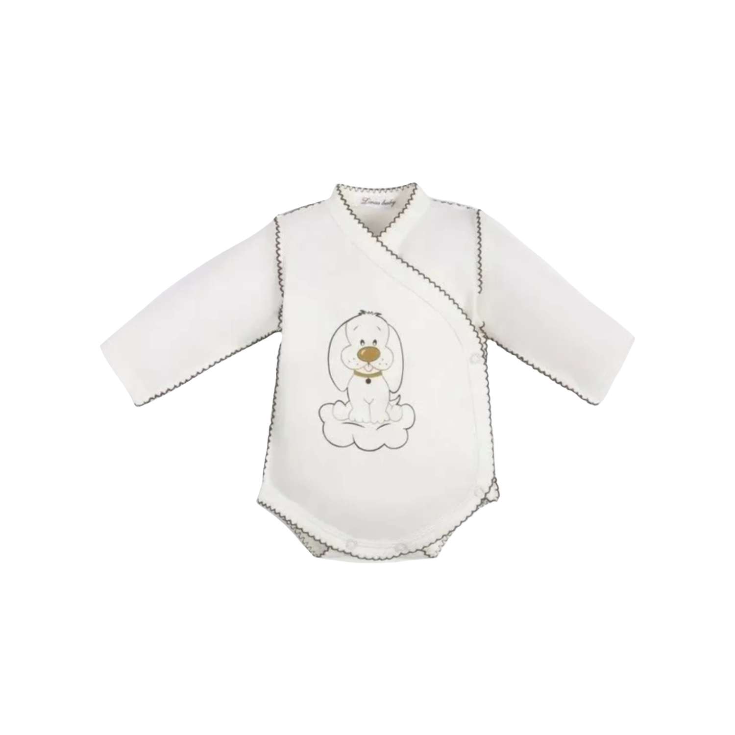 Боди-кимоно Linas baby 789-9-C-Молочный - фото 6