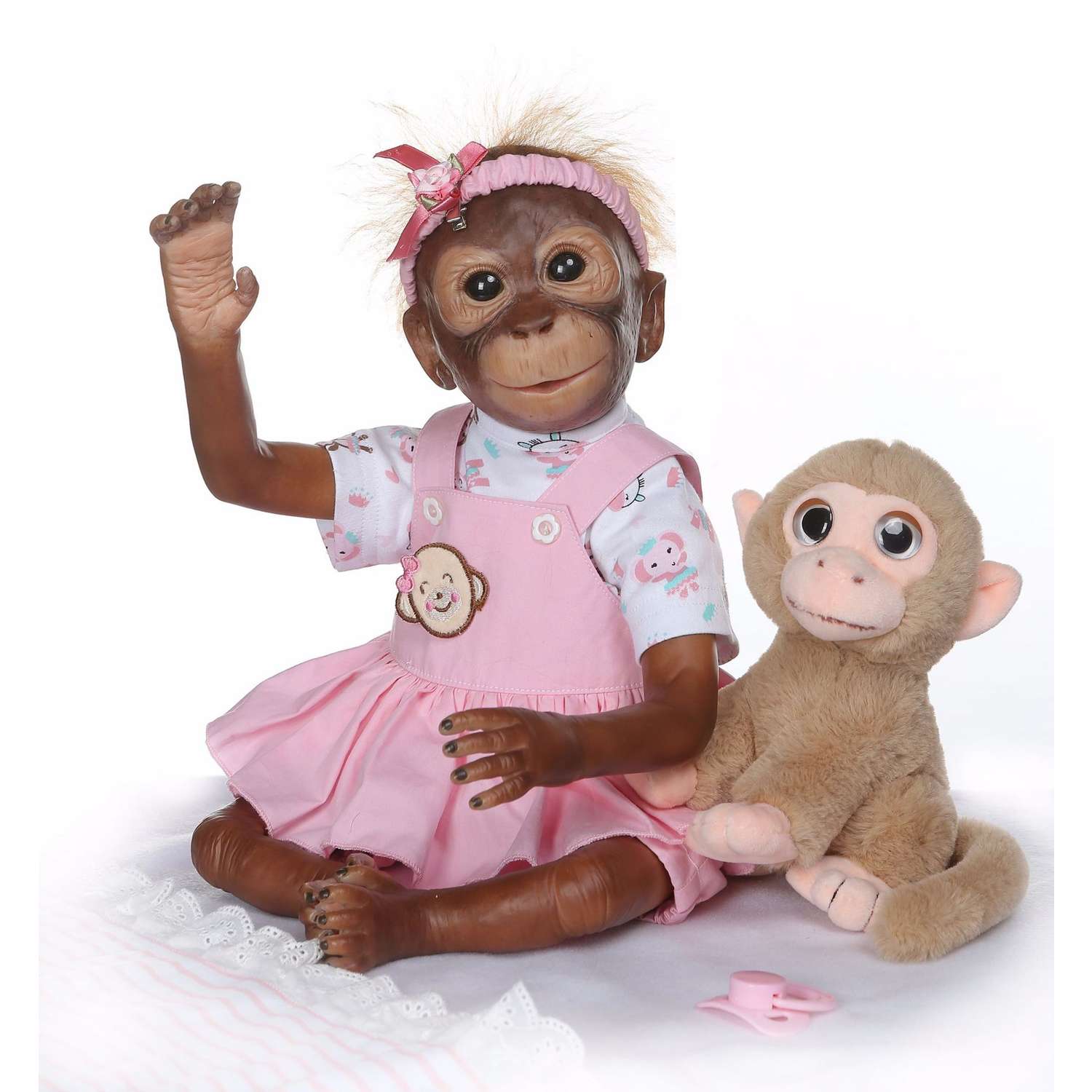 Кукла реборн SHARKTOYS обезьянка Люся 21700001 - фото 2