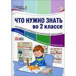 Книга ТЦ Сфера Что нужно знать. Наглядный материал по школьной программе