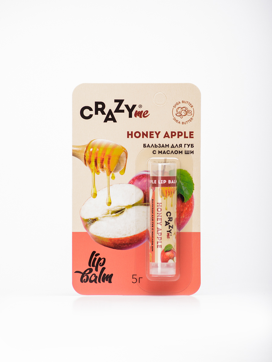 Бальзам для губ CRAZYme Honey Apple Lip Balm - фото 1