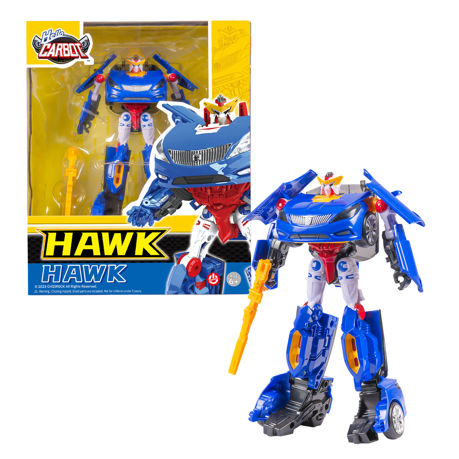 Игрушка Hello Carbot Hawk Трансформер 20см S1 42887 - фото 4