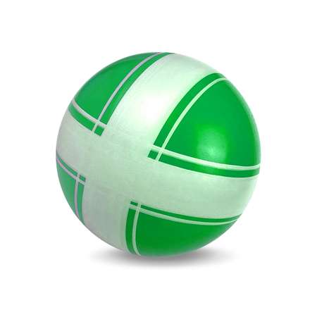 Мяч ЧАПАЕВ диаметр 75 мм «Крестики нолики» зеленый