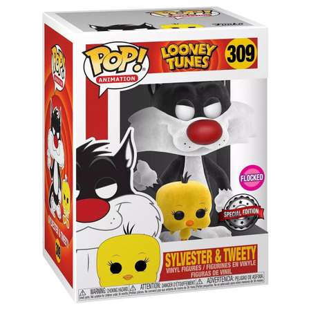 Набор фигурка+футболка Funko POP and Tee: Looney Tunes: Sylvester Tweety размер-XL