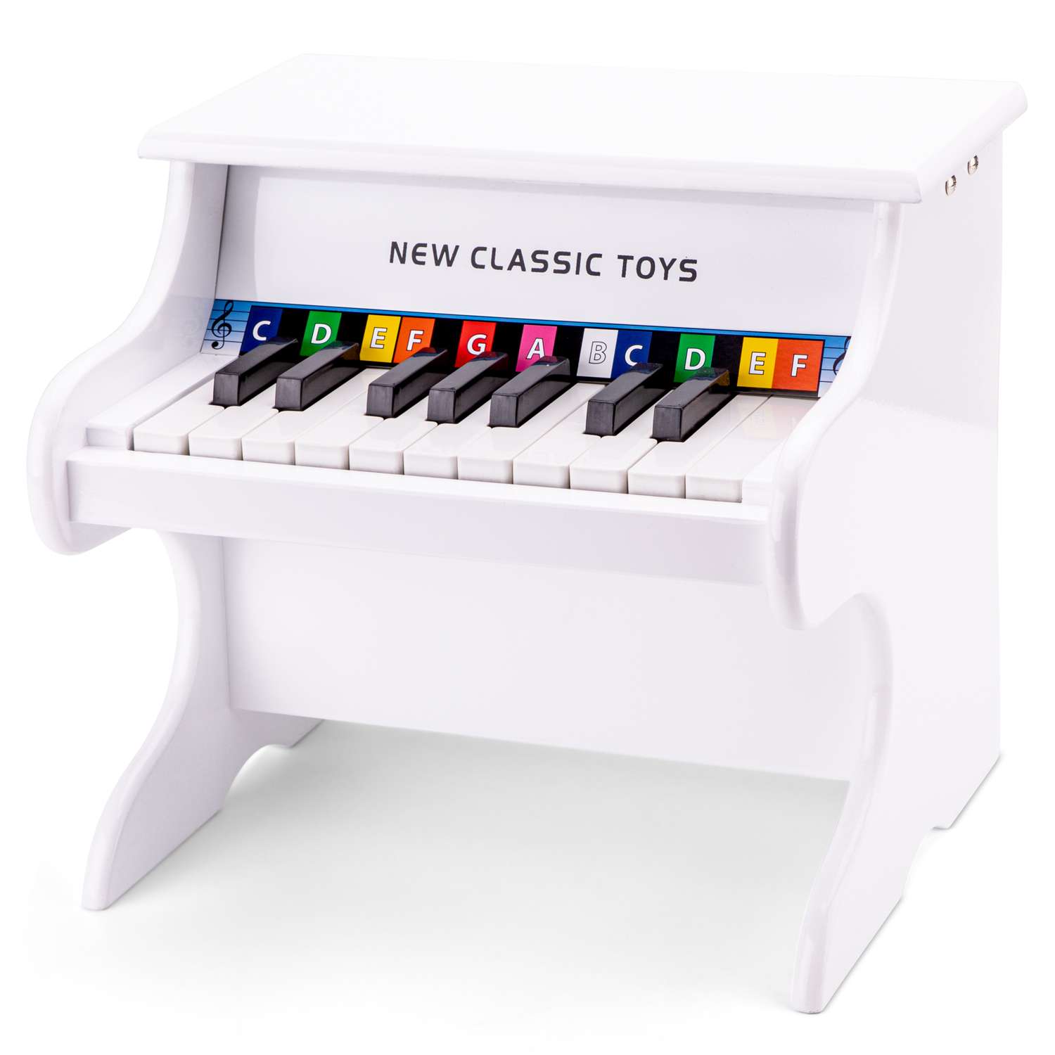 Пианино New Classic Toys 18 клавиш белое - фото 1