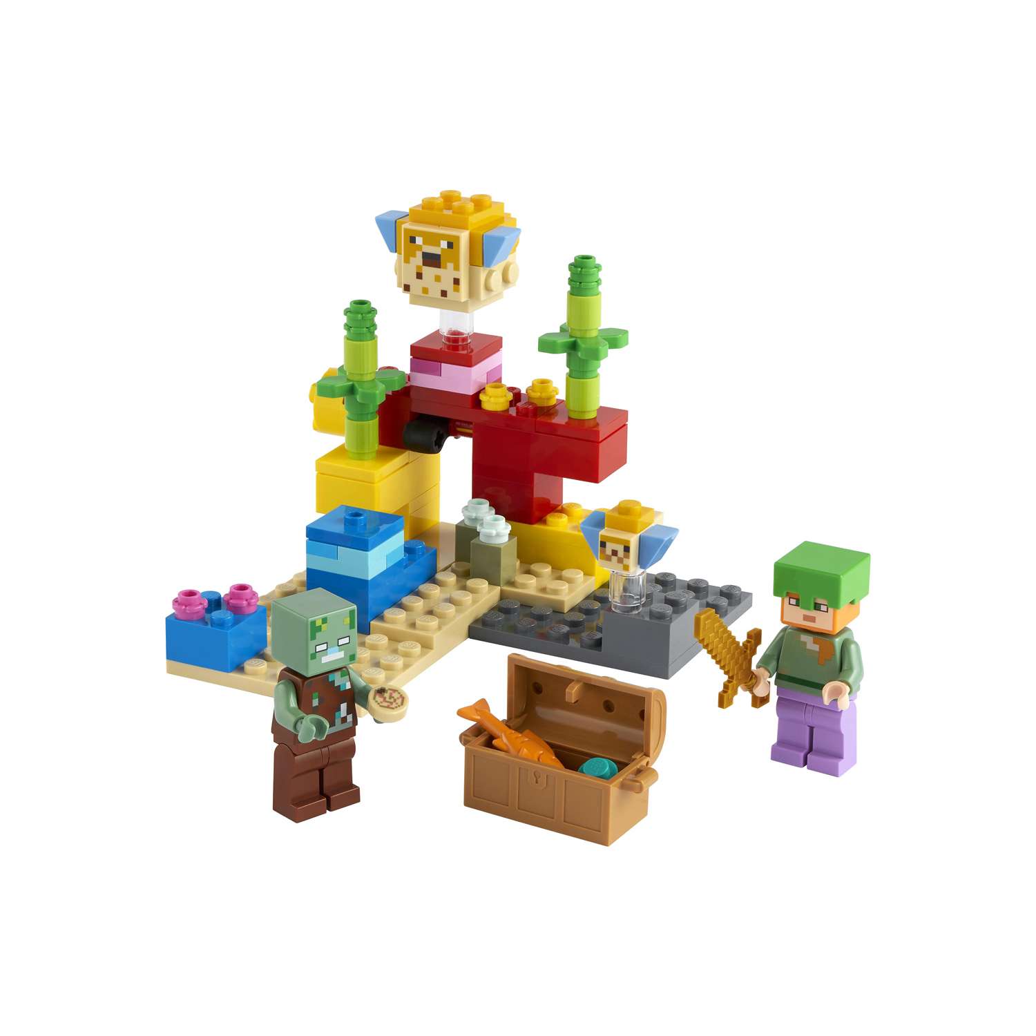 Конструктор LEGO Minecraft Коралловый риф 21164 - фото 5