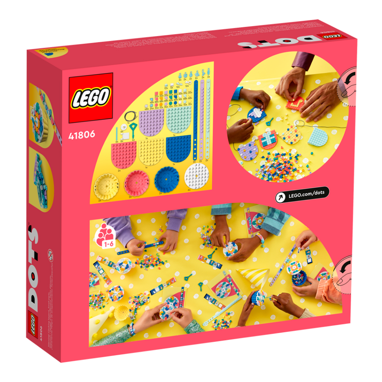 Конструктор детский LEGO Dots Большой набор для вечеринки 41806 - фото 5