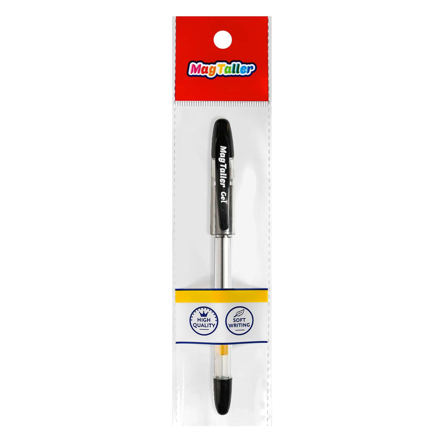 Ручка гелевая Magtaller Черная 220041/C - фото 2