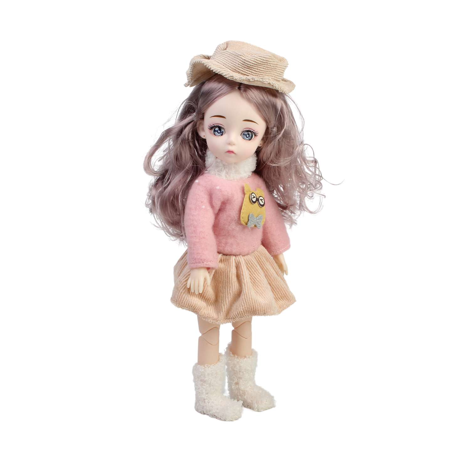 Кукла шарнирная 30 см Little Mania Варвара ZW828-RO - фото 2