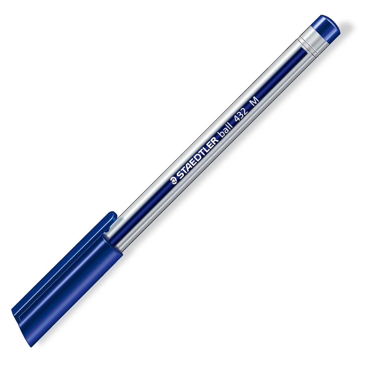 Ручка шариковая Staedtler Stick трехгранная Синяя - фото 2