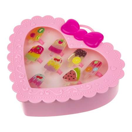 Набор бижутерии 1TOY Sweet heart Bijou 8 колец мороженки