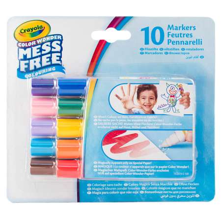 Мини-маркеры Crayola Color Wonder 10цветов 75-2570