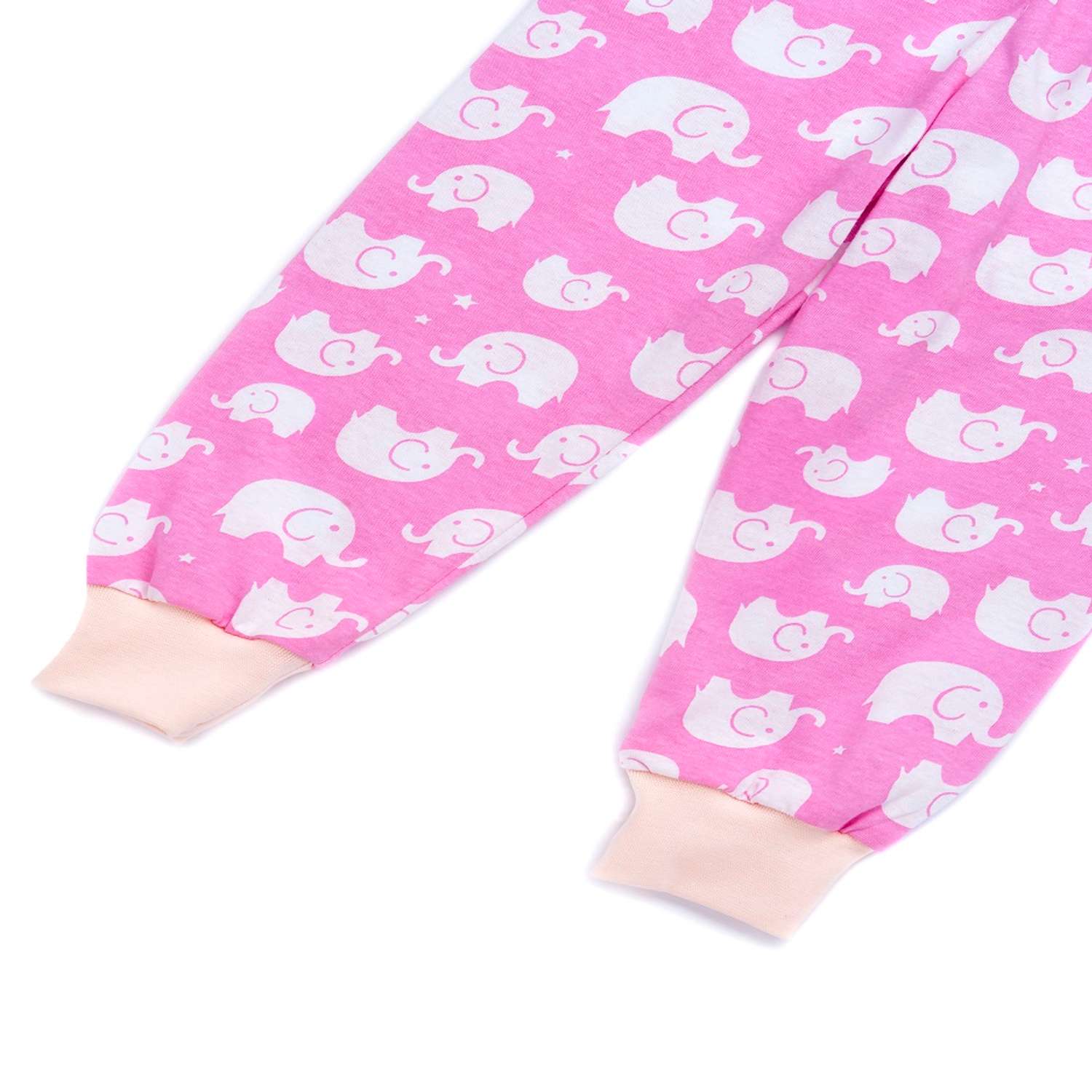 Пижама ЛИМПОПО 2-550 Слоники розовый - фото 4
