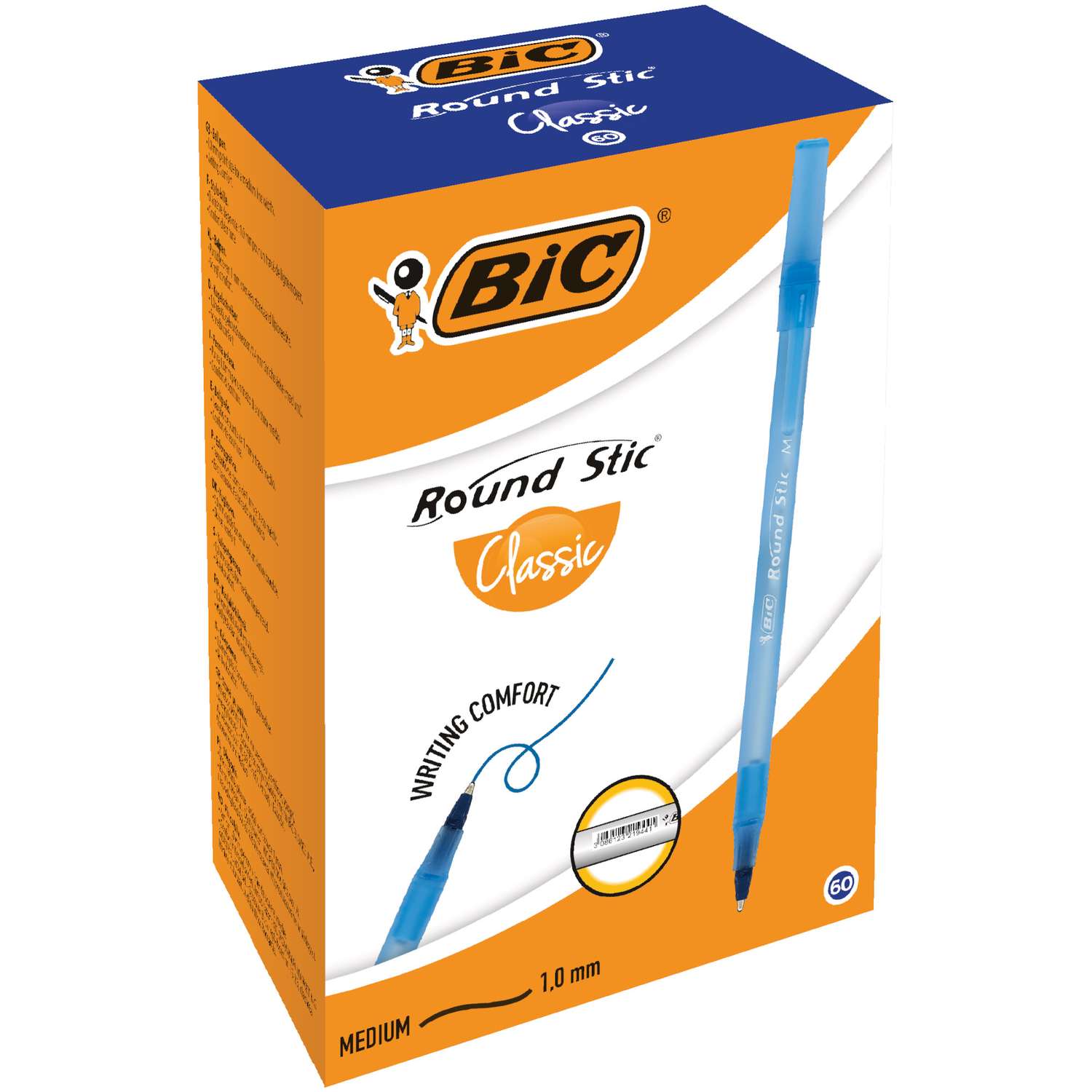 Ручка шариковая Bic Round Stic 9345982/934598 - фото 6